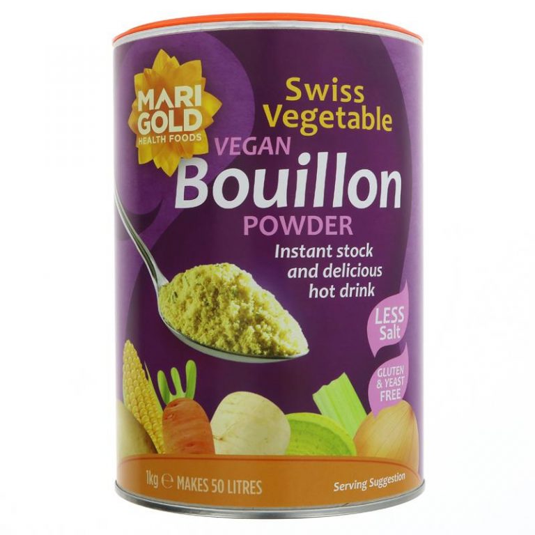 Marigold Bouillon Powder Reduced Salt 150g Poppy's Pantry